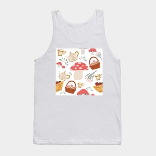 Mushroom Picnic Celebration Tank Top